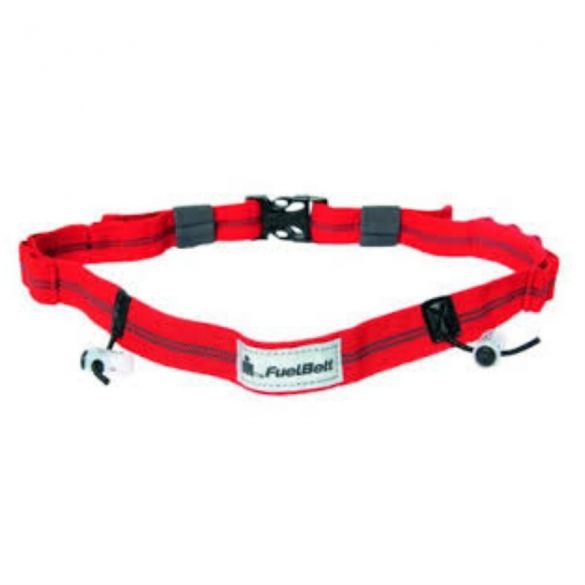 FuelBelt Race Number Belt Gel Ready rot FBRNGR